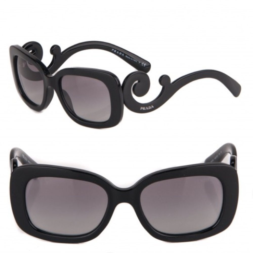 PRADA Baroque Sunglasses SPR 27O Black